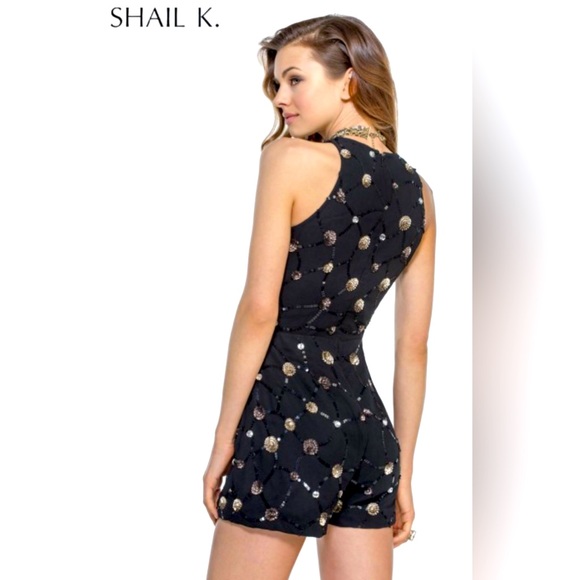 SHAIL K 3468 COCKTAIL ROMPER size 4 NWT - Picture 3 of 4